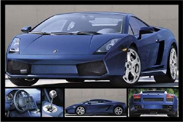 Poster - Lamborghini gallardo Enmarcado de cuadros